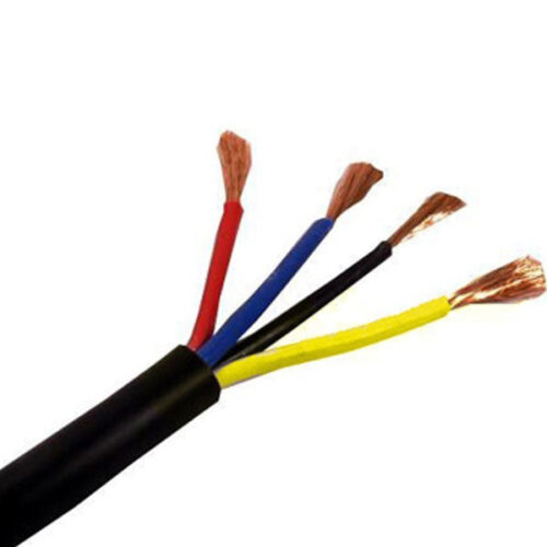 Finolex 2.5 SQMM X 4 CORE PVC INSULATED & SHEATHED COPPER FLEXIBLE CABLE BLACK (100 Meters)
