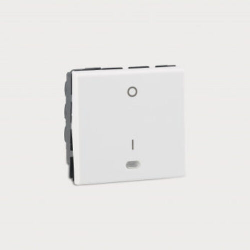 Legrand 673013 – MYRIUS 20A DP 1W SWITCH WITH INDICATOR 2 MODULE (Pack Of 10 Qty)