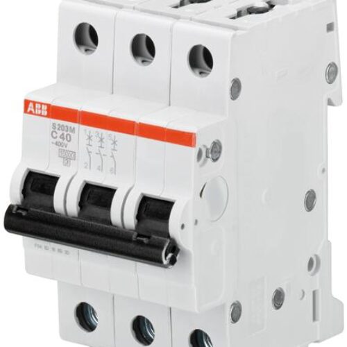 ABB S203M-D 2 Miniature Circuit Breaker- 2 Amp – 2CDS273001R0021