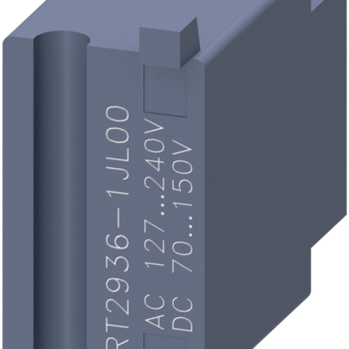 Siemens 3RT29361JL00 SURGE SUPPRESSOR- VARISTOR WITH LED- 127…240V AC- 70…150V DC FOR 3RT2 CONT- S2- S3