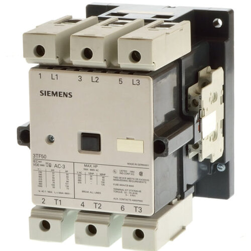 Siemens 3TF5002-OAB0 2NO+2NC CONTACTOR 24V-A.C. 110A.