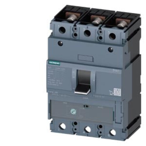 Siemens 3VA12255EE320AA0 BREAKING CAPACITY=55kA- 250A- 3P- Ics=100%Icu- 415V- 50Hz- TMTU- ATFM- TM220 SENTRON MCCB