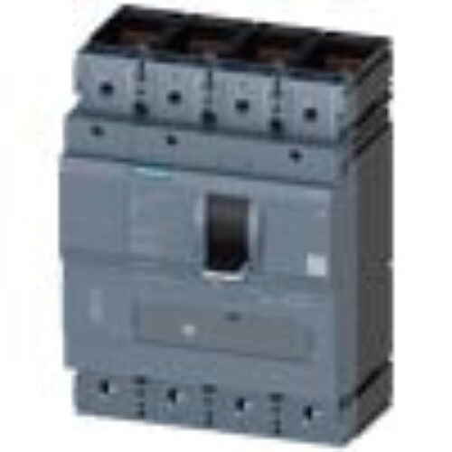 Siemens 3VA14635GE420AA0 630A- 4P- 55KA- 415V AC- ATFM- IEC FRAME 630- TM220- MCCB
