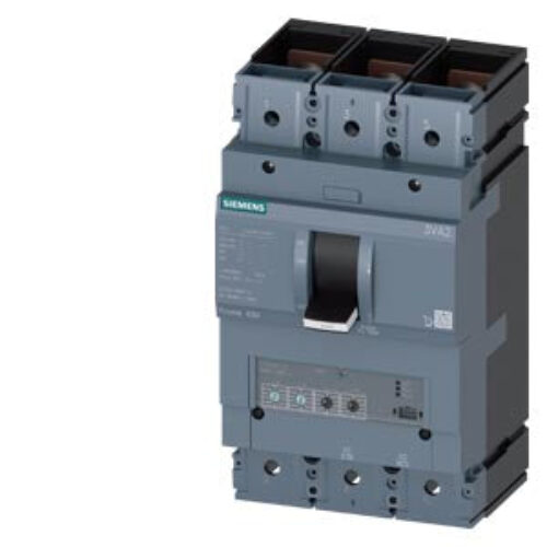 Siemens 3VA24635HN320AA0 – 630A 3P ETU350 3VA2 FRAME 630 CLASS M ICU=55KA 415V SENTRON MCCB