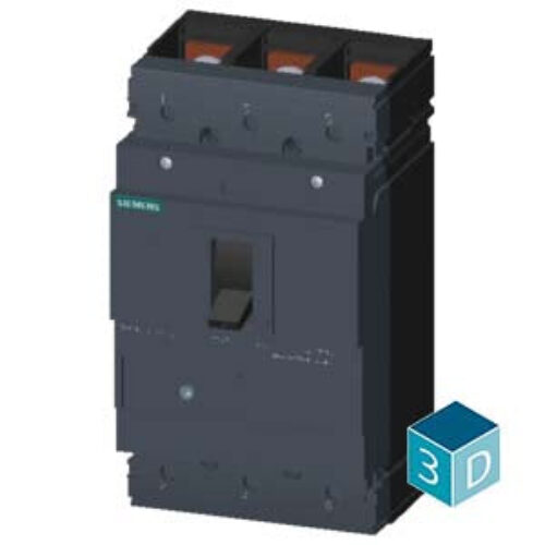 Siemens 3VM14634EE320AA0- 630A 3P 36KA ATFM 415VAC- 50Hz