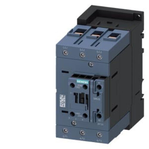 Siemens 95A- 1No+1Nc- Coil 110Vac 50Hz – Size S3- Ac3- 45Kw Sicop Power Contactor – 3RT20461AG20