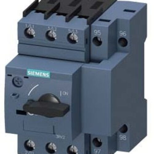 Siemens 3RV21111DA10-2.2….3.2A SIZE S00 SCRW TER. MPCB WITH RELAY FUNCTION