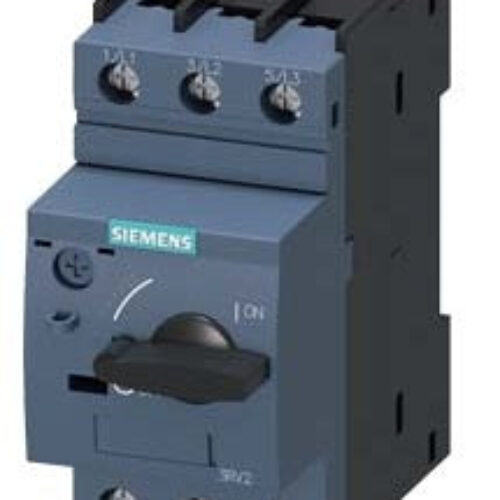 Siemens 3RV24111HA10-S00-8A RATED CURRENT-5.5…8A O/L RANGE-WITH MAG ONLY RELEASE-CLASS10-SCREW CONN. MPCB