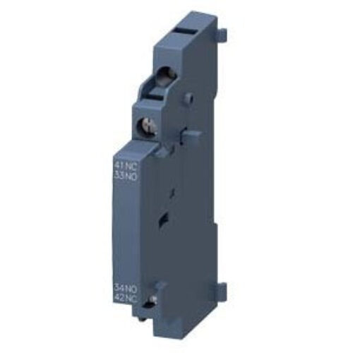 Siemens 3RV29011A- SIDE AUX. CONTACTS WITH SCREW TERMINALS 1NO+1NC
