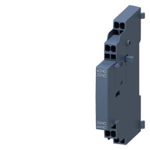 Siemens 3RV29012B-LATERAL AUX. SWT(2NO)WITH SPRING TER. MOUNTABLE ON LEFT