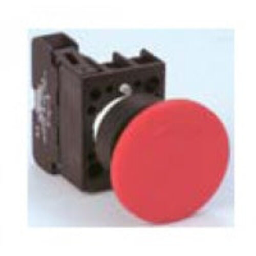 Siemens RED MUSHROOM MOMENTARY ACTUATOR WITH 1NC CONTACT BLOCK STOP – 3SB58018AN3