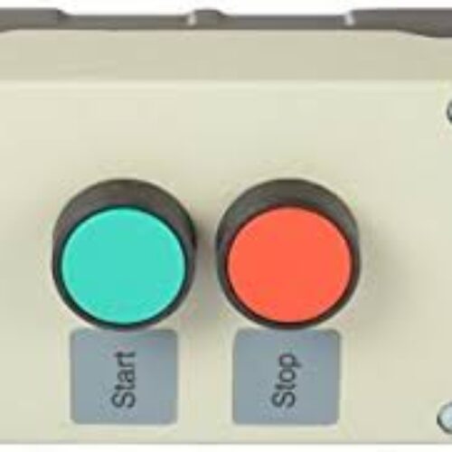 Siemens NORMAL OPAQUE PLASTIC PUSH BUTTON STATION – GREEN 1NO START & RED 1NC STOP – 3SB58027AC3