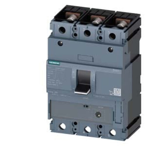 Siemens 3VA12166MH320AA0 – CIRCUIT BREAKER IEC FRAME 160 BREAKING CAPACITY CLASS M ICU=70KA @ 415V 160A 3P