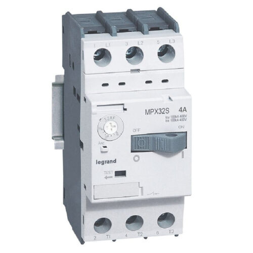 Legrand 417307 – 1.5 RATED 3PH MOTOR 32S 3P THERMAL MAGNETIC MPX3 MPCB