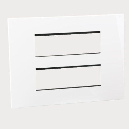 Legrand 575770 – 2 X6 MODULE WHITE COVER WITH FRAME ARTEOR PLATE