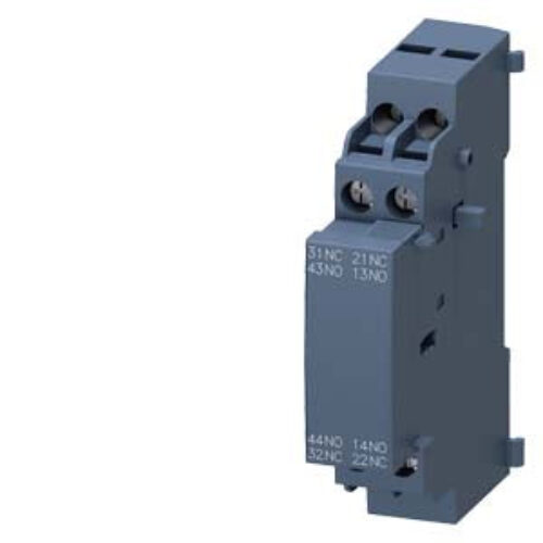Siemens 3RV29011J – LATERAL AUXILIARY SWITCH 2NO+2NC- SCREW CONNECTION- FOR CIRCUIT-BREAKERS SZ S00/S0