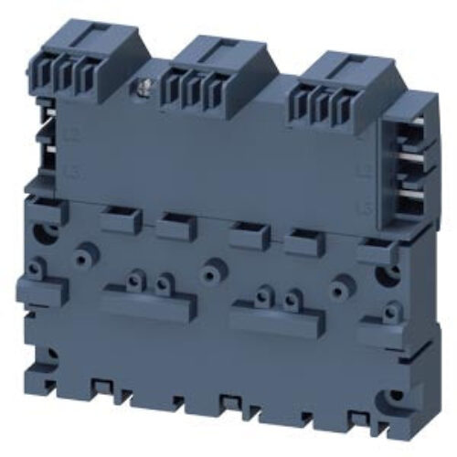 Siemens 3RV29174B-3-PHS BUSBAR INCLUDING EXTN CONNECTOR- FOR 3 CIRCUIT-BREAKERS- SIZE S00 UND S0