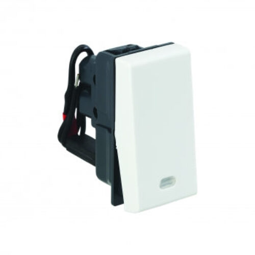 Legrand 673010 – MYRIUS 16A SWITCH 1W WITH INDICATOR 1 MODULE (Pack Of 20 Qty)