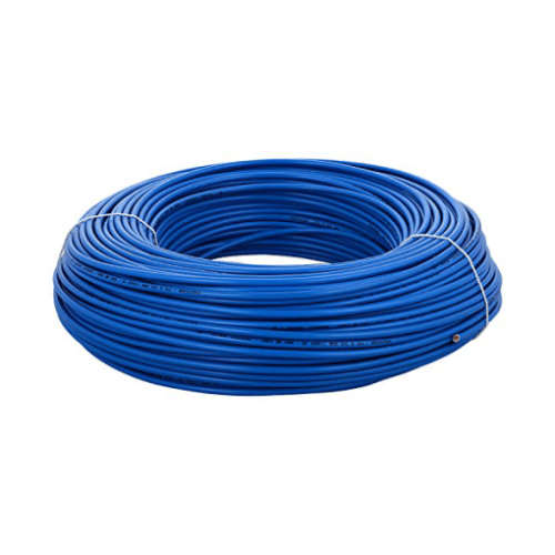 Finolex 4 SQMM SINGLE CORE PVC Insulated  COPPER FLEXIBLE FRLS Cable  BLUE (100 Meters)