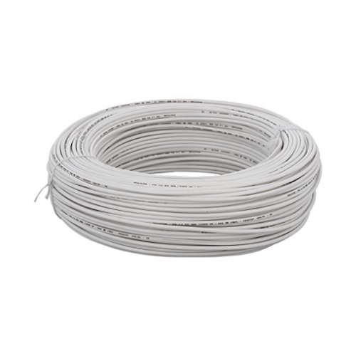 Finolex 1.5 SQMM SINGLE CORE PVC Insulated  COPPER FLEXIBLE FRLS Cable  WHITE (100 Meters)