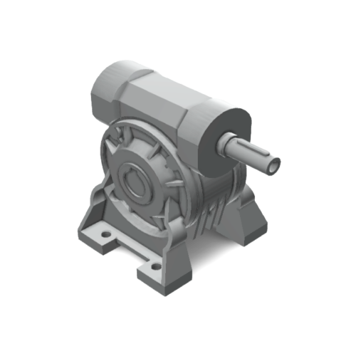 Bonfiglioli 2.2KW A: Foot mount- overdriven Worm Reduction Gearbox – VF130A64HSB3