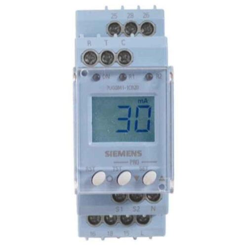 Siemens Earth Leakage Monitoring Relay With 2 Co Contacts 110 V Ac Timing And Monitoring Devices – 7UG08411CB20