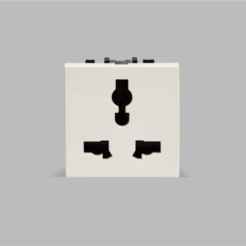 ABB IIK20613 PL 6/13A Universal socket- Ivie-Silver painted-1SYK100001A1122