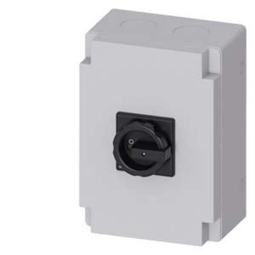 Siemens 3LD27660TB51 – 100A 3P 37KW BLACK MAIN CONTROL & EMERGENCY STOP S/W.
