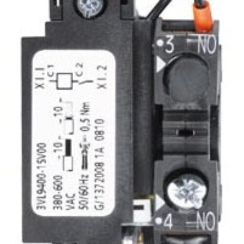 Siemens SHUNT RELEASES FRM VL160X TO VL400 AC 110 – 127V – 3VL94001SR00