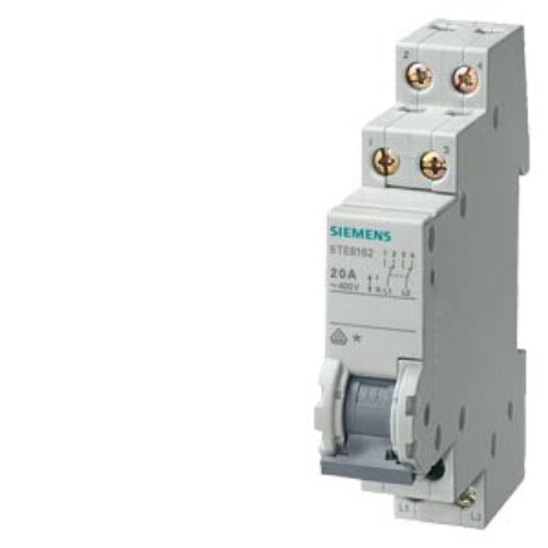 Siemens 5TE8162 – 20A TWO CHANGEOVER400V (IEC 60947-3 / DIN EN 60947-3)