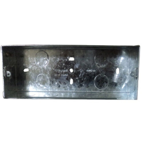 Legrand 689063 – 6 MODULE 213.4 X 75.7 X 50.8 METAL FLUSH MOUNTING BOX BRITZY