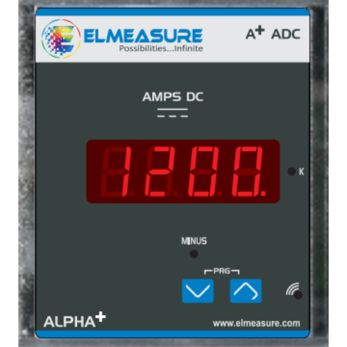 Elmeasure DC Ammeter 75mA Shunt Op 4 Digit LED Display – ALPHA+ADC-20A